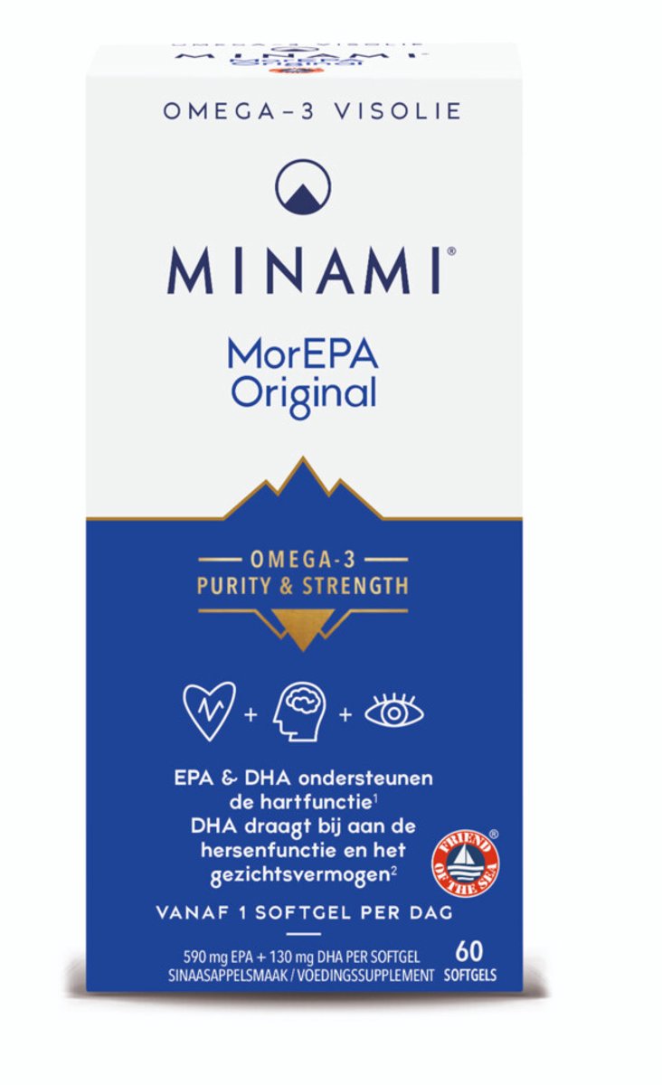 Minami - MorEpa Original - 2 x 60 softgels - Voordeelverpakking