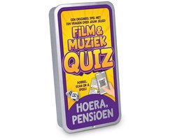 Miko Film & Muziek Quiz Spel - Pensioen cadeau - Voor 2+ spelers