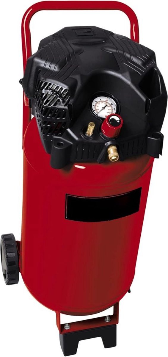 Thuys – Compressor 50 Liter – Stille Compressor – Compressoren – Olievrij – 36 x 35 x 85cm – Rood