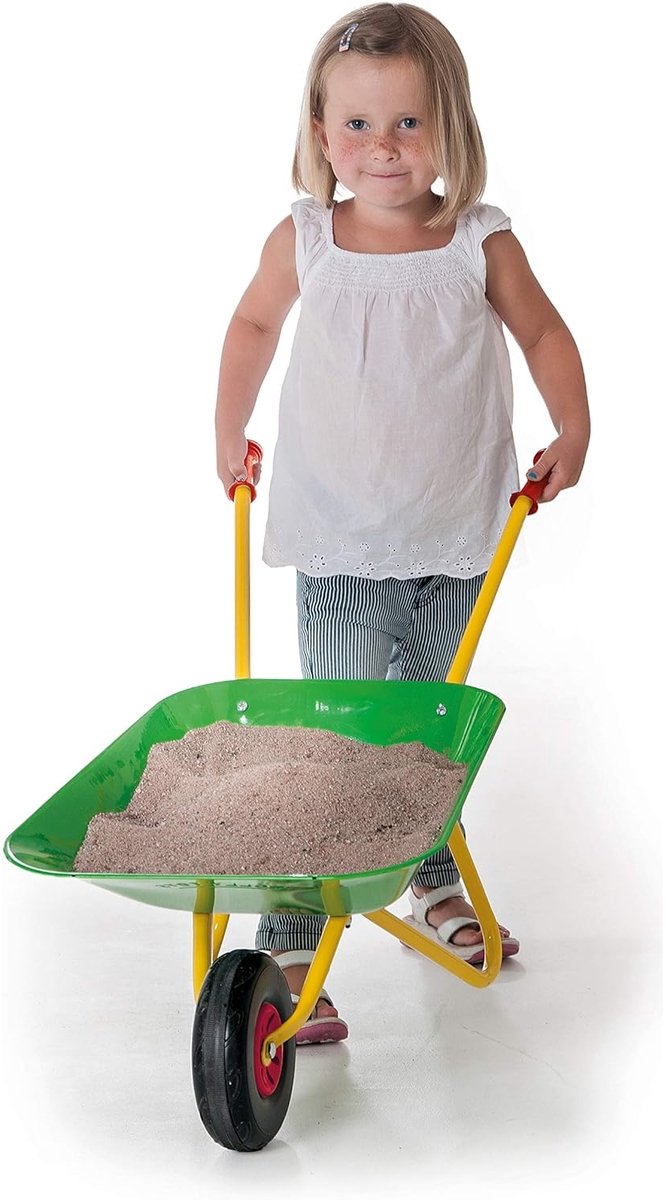Kinderkruiwagen Rolly Toys, METALEN bak GROEN — afbeelding 3