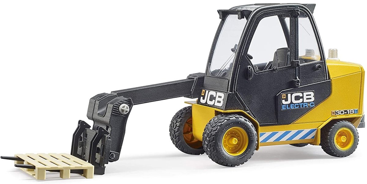 Bruder JCB Vorkheftruck met pallet - schaalmodel thumbnail 4