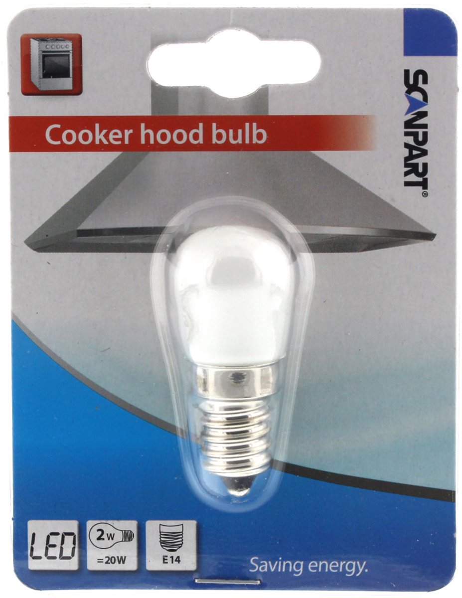 Scanpart afzuigkaplamp E14 LED buis - 20W - Wasemkaplamp - Dampkaplamp - Mat - 1 stuk