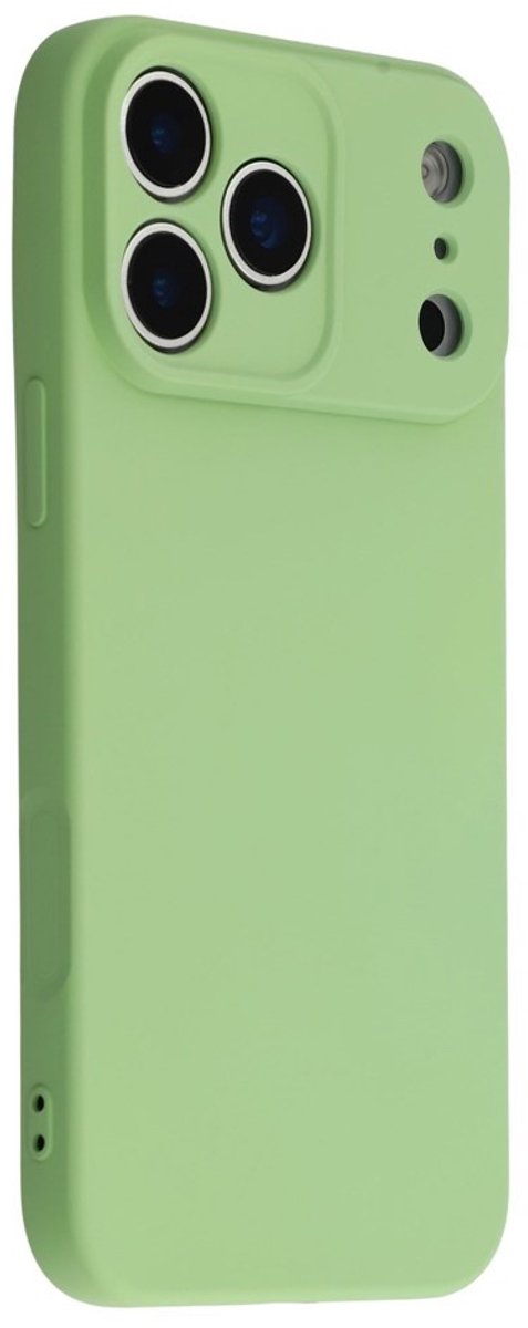 Amorus Hoesje - Geschikt voor iPhone 17 Pro Max Hoesje - Amorus Colour TPU Back Cover - Frog Green