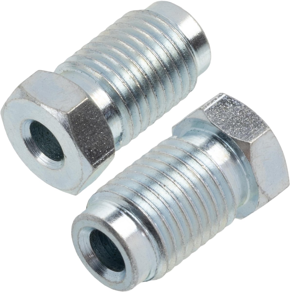 C74362 - Set van 2 unionmoeren met buitendraad 7/16 inch x 20 UNF - binnen diameter 5 mm