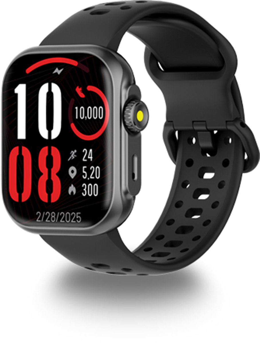 NOOG Sprint Sporthorloge GPS Strava Zwart