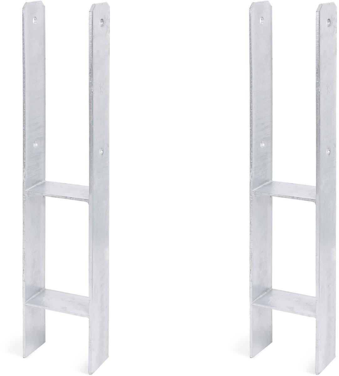 Alberts 2 x H-paaldrager, 111x600 mm, materiaaldikte 5 mm, diepte 60 mm, thermisch verzinkt