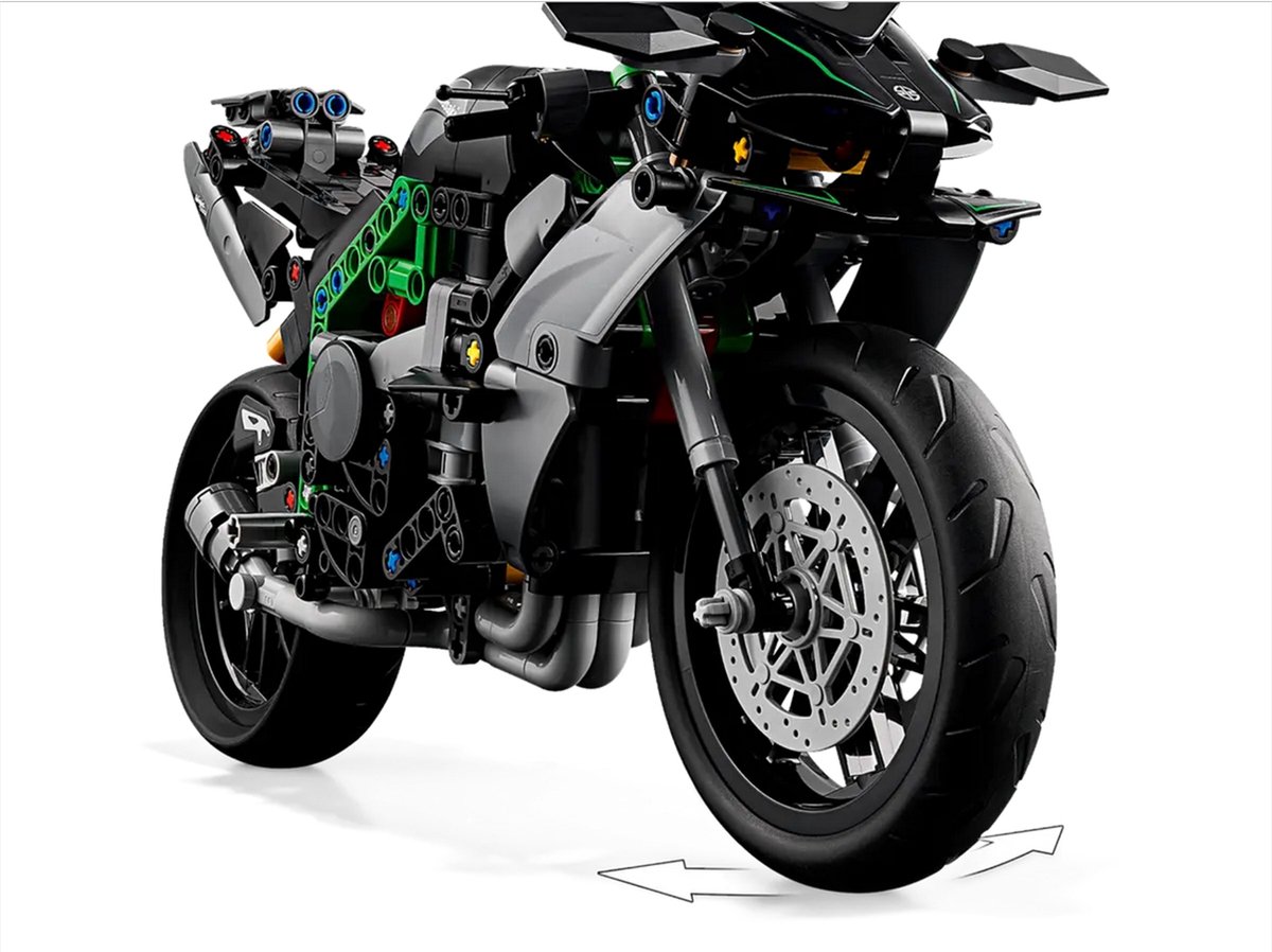 LEGO Technic Kawasaki Ninja H2R motor - 42170 — afbeelding 24