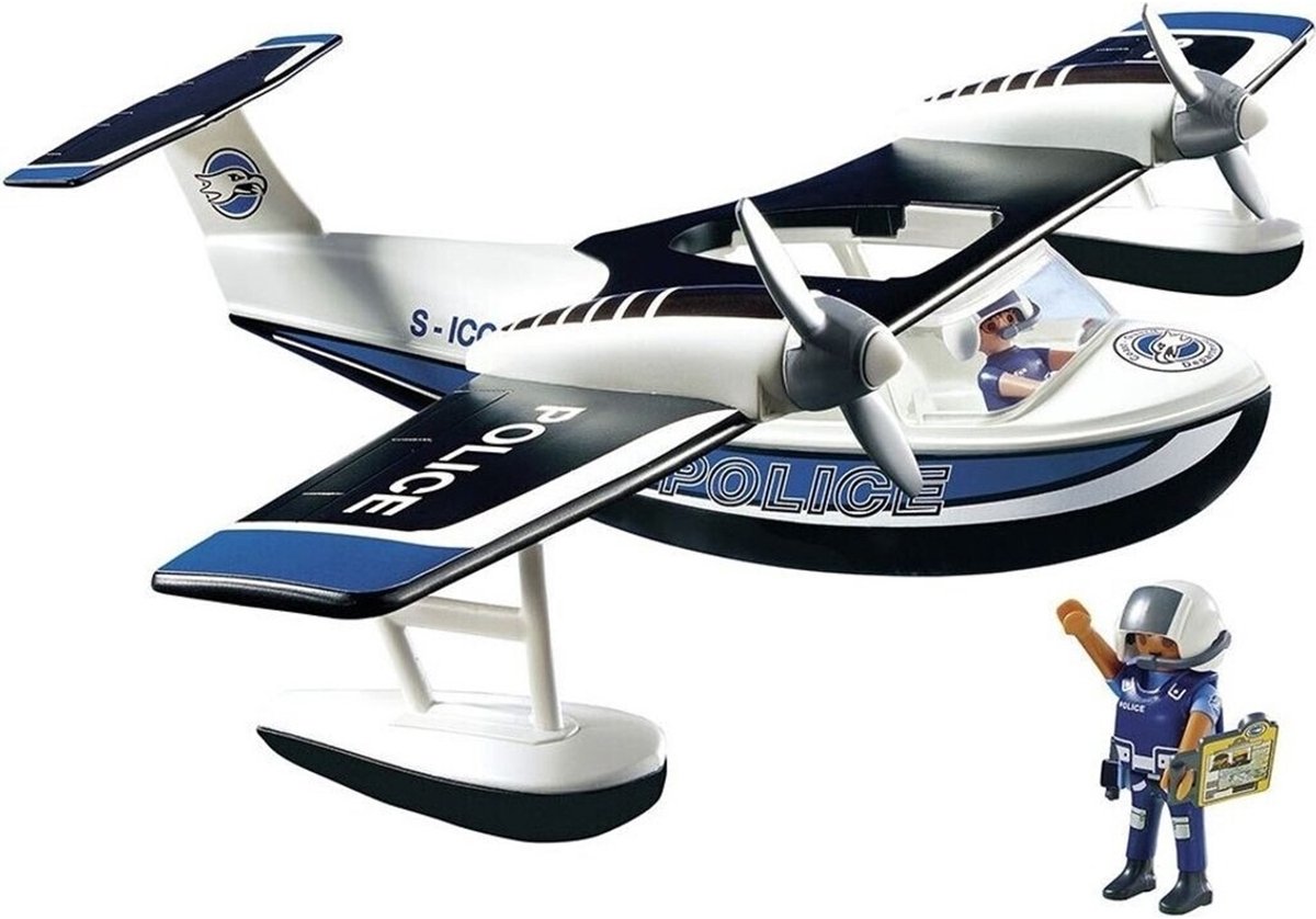 PLAYMOBIL Politiewatervliegtuig - 4445 — afbeelding 11