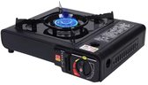 Draagbaar Kooktoestel – Gasfornuis 2,5 kW Vermogen – Camping Gasbrander – Compact & Veilig – Ideaal voor Buiten, Caravan en Vakantie