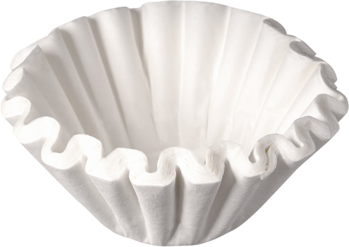Tchibo korffilters wit 250/84mm voor professionele koffiezetapparaten