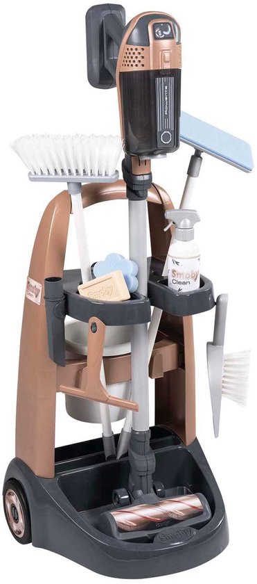 Smoby Rowenta Trolley en Handstofzuiger