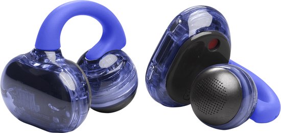 JBL Soundgear Clips - Open ear Oortjes - Oortjes Draadloos - Sport Oordopjes - Bluetooth - Clip On - Hardlopen - 32 uur - Spatwaterdicht - IP54 - Oorclips - Blauw