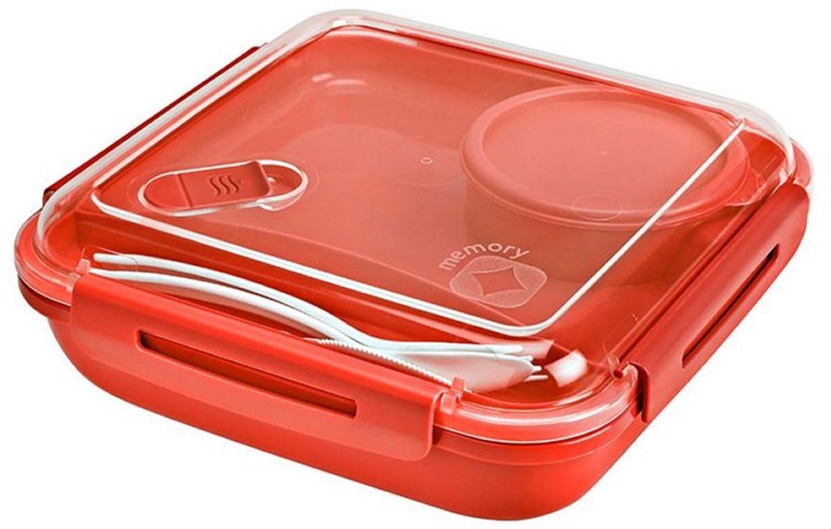 Rotho Memory Lunchbox Magnetron To Go Rood