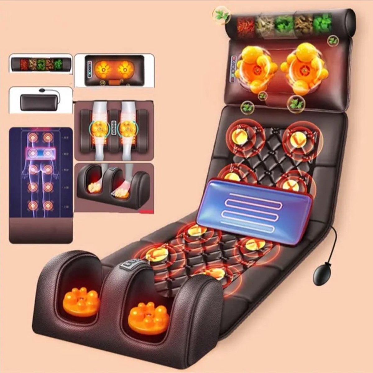 GEARZILLA Shiatsu Massagestoel