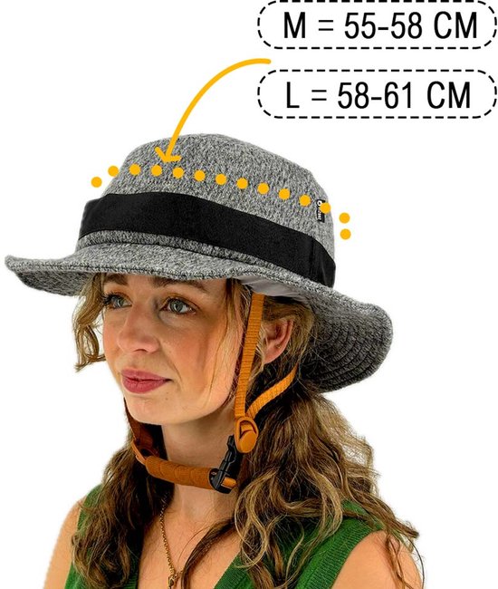 Vizorz SwitchCap fietshelm - Grey woolly stylish van Vizorz — afbeelding 5