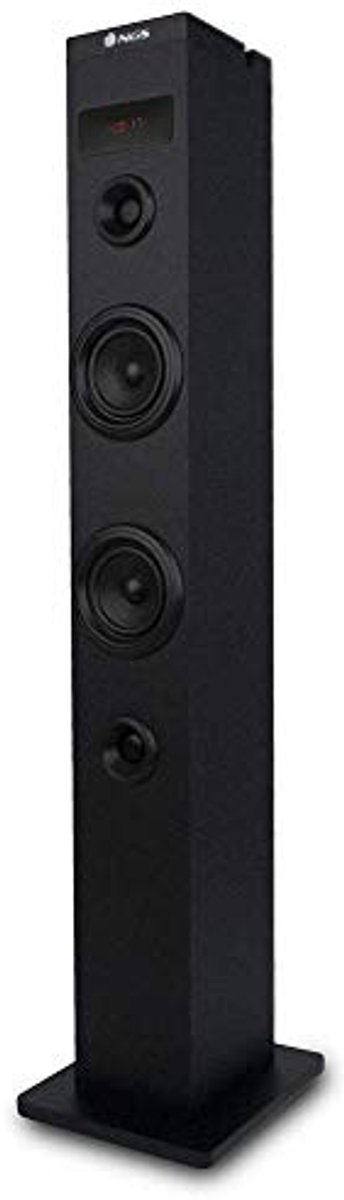 50 W Bluetooth Geluidstoren met Afstandsbediening, Optische Ingang, USB, FM-Radio en AUX IN - Stijlvol Design