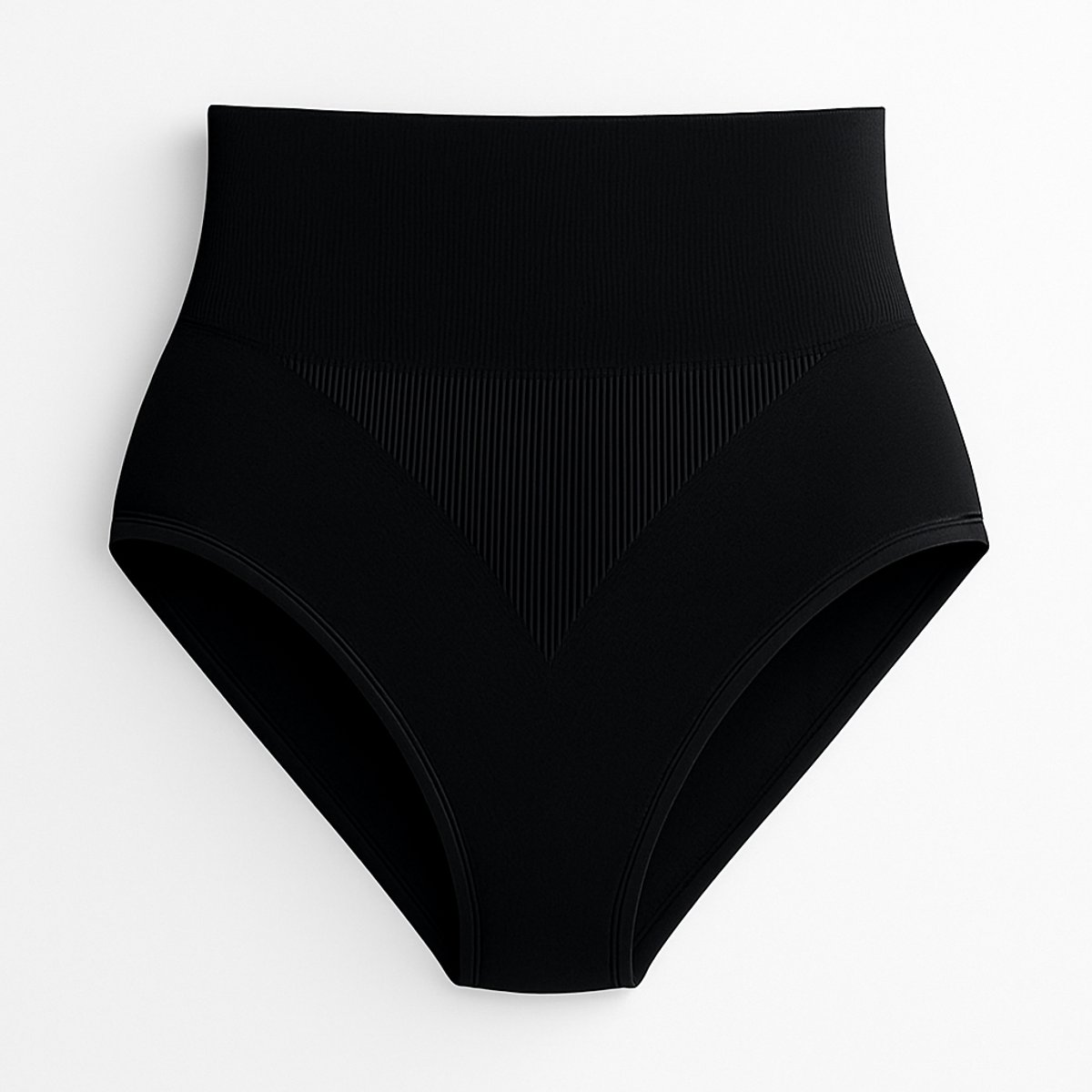 TAFUER Corrigerende Hoge Taille Slip - Naadloze Shapewear voor Buik & Taille - Comfortabel High Waist Ondergoed - Zwart - L/XL
