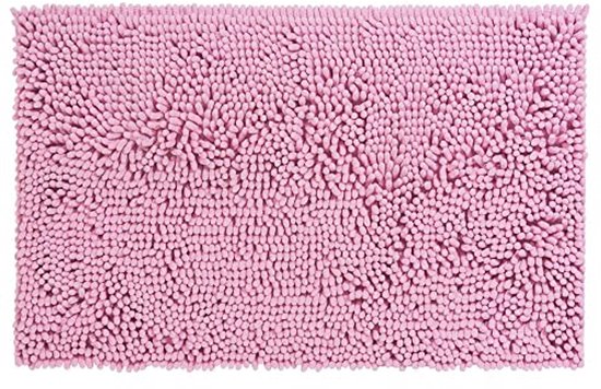 Urban Living WC/Toilet Badkamerkleedje/badmat Tapijt - Voor Op De Vloer Oud Roze 49 X 49 Cm