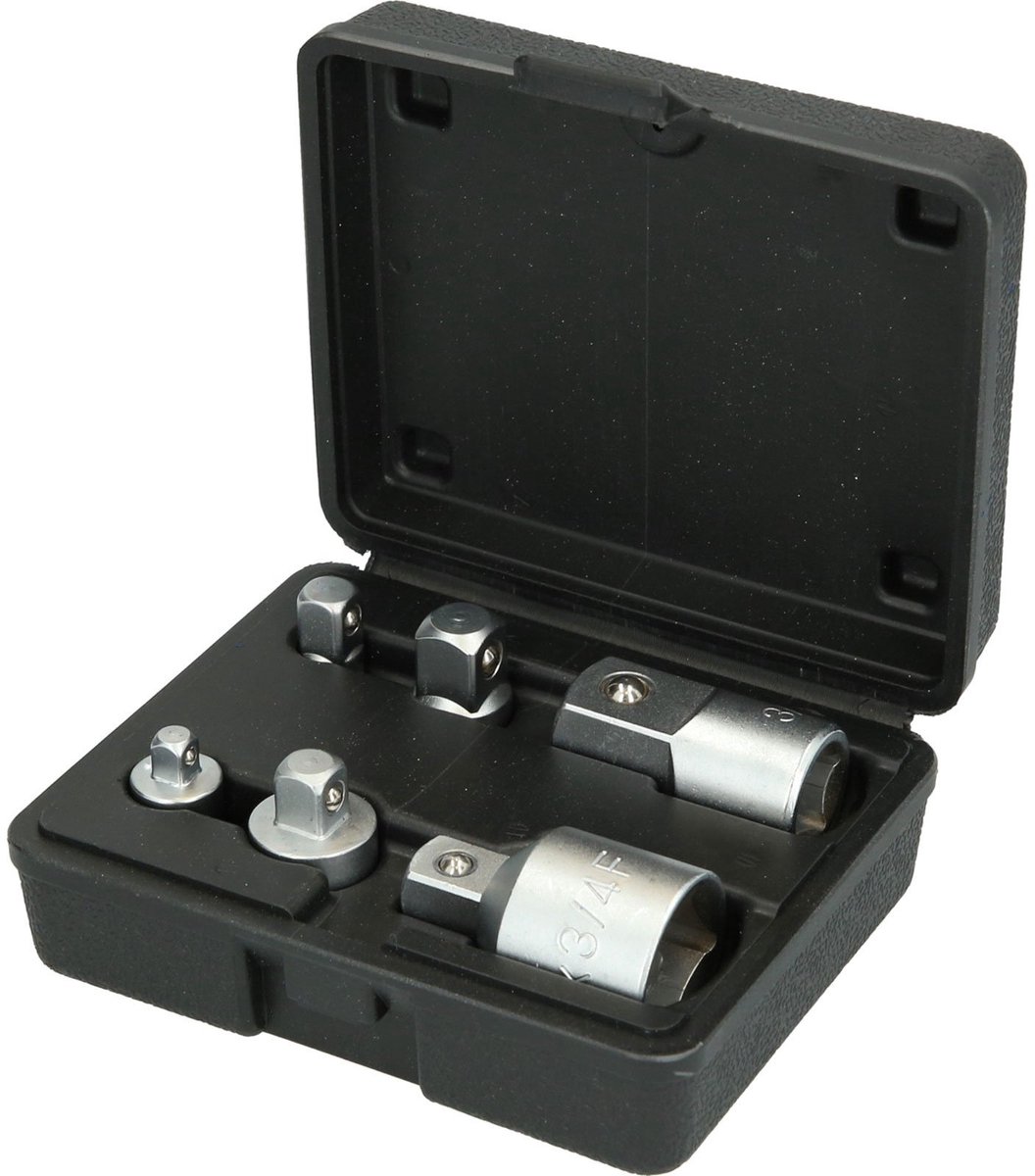 Brilliant Tools BT024006 BT024006 Dopsleuteladapterset Aandrijving 1/4 (6.3 mm), 3/8 (10 mm), 1/2 (12.5 mm), 3/4 (2