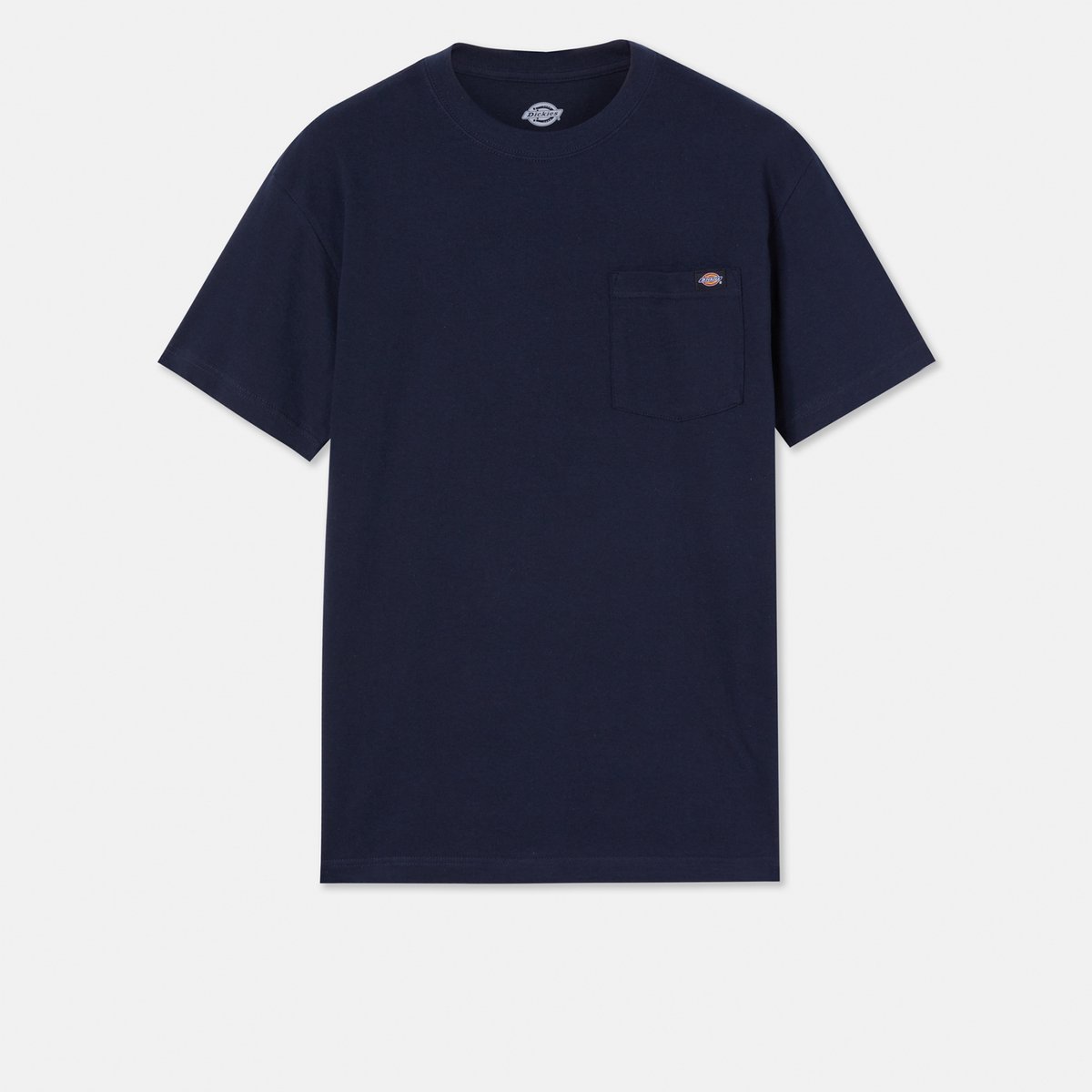 Dickies Heren-t-shirt met zak en logo DK0A4XUC – L Blauw