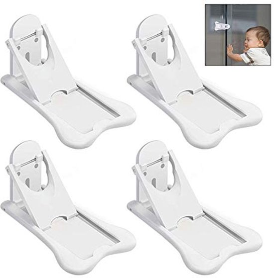 4Pcs Baby Sliding Door Locks - Keyless Child Safety Locks voor Patio ...