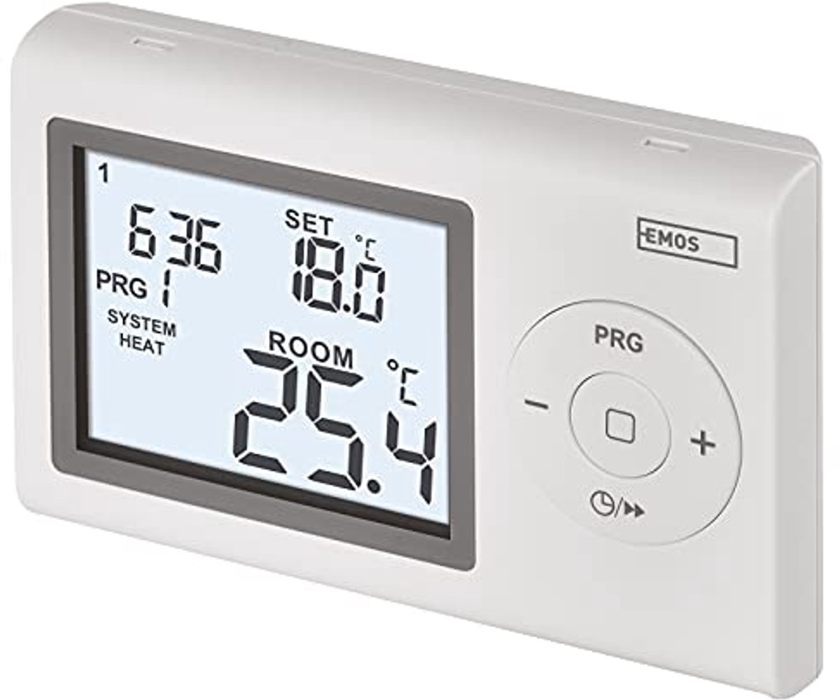 Digitale wandthermostaat voor verwarming en koeling met vorstbeveiliging