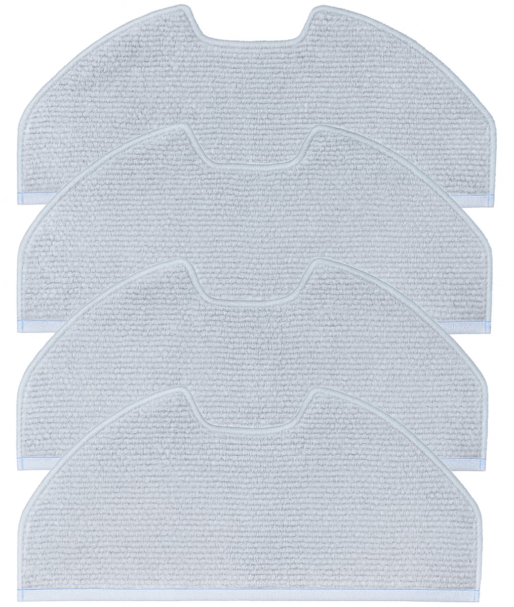 4x Geschikt voor Eufy X8 Pro/ X8 Pro SES Microvezel Dweildoek Pads Reiniging Set