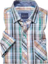 Babista herren Overhemd Met Korte Mouwen - 43/44 - blauw - Plus Size