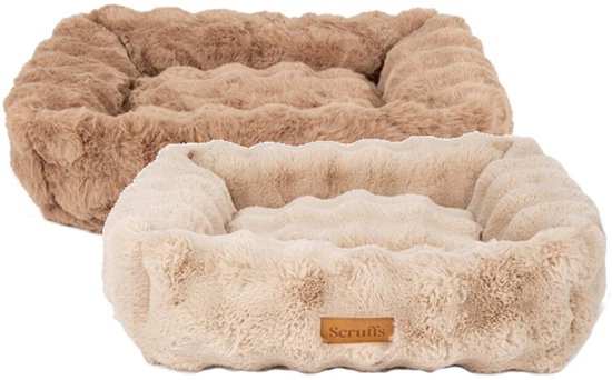 Scruffs - Alpine Box Bed - Lit pour Chien - Taupe - M