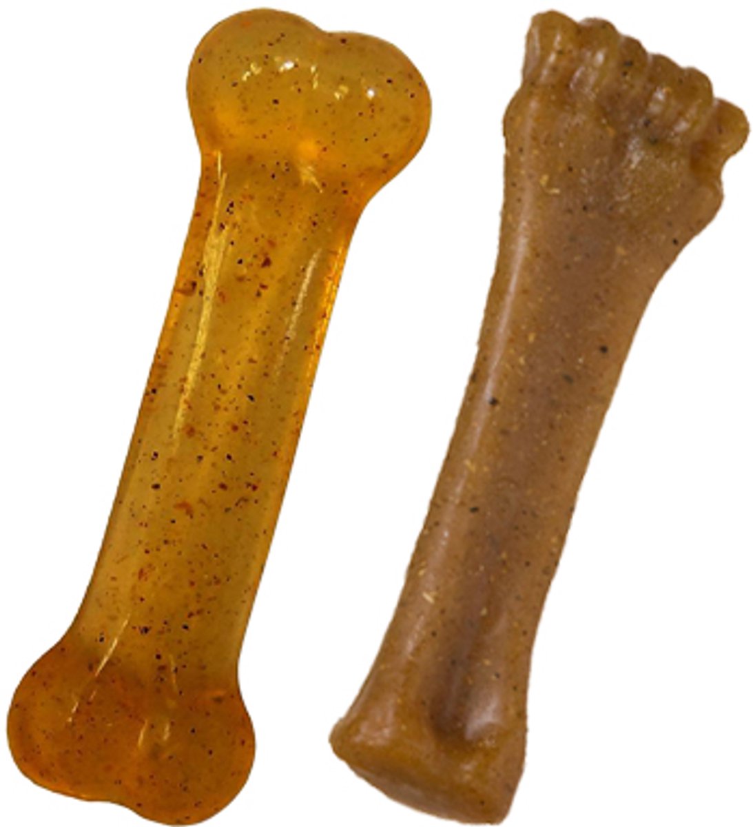 Nylabone Puppy Bone Flexible Bruin - Hondenspeelgoed - Medium Tot 16kg thumbnail 5