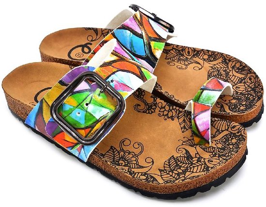 GOBY - Patron - Slippers - Sandales pour femmes - Haute qualité - Fait main - Taille 41