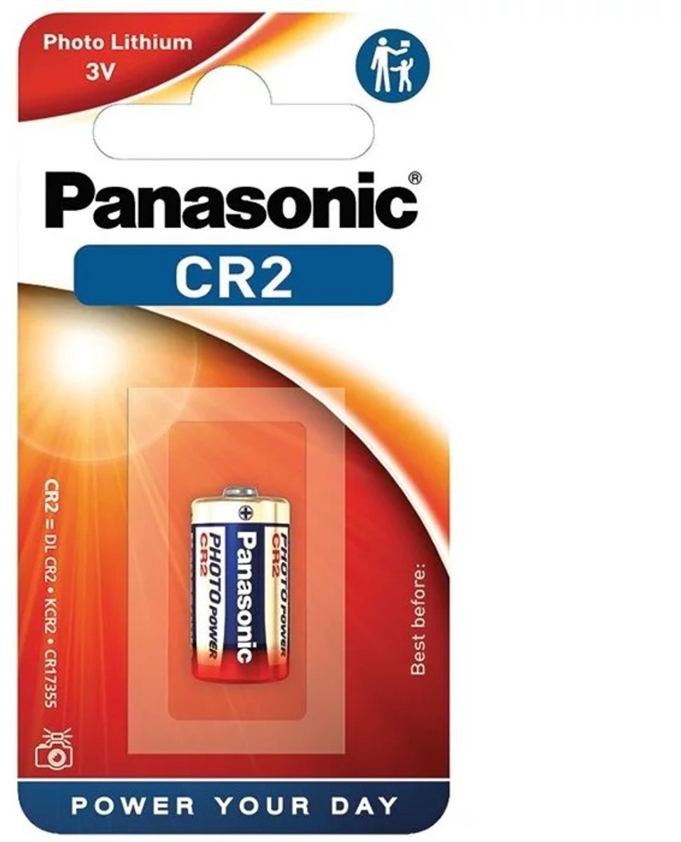 Panasonic CR2 blister Lithium batterij