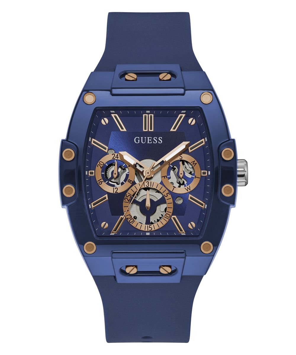 Guess Phoenix GW0203G7 Horloge - Siliconen - Blauw - Ø 41.5 mm