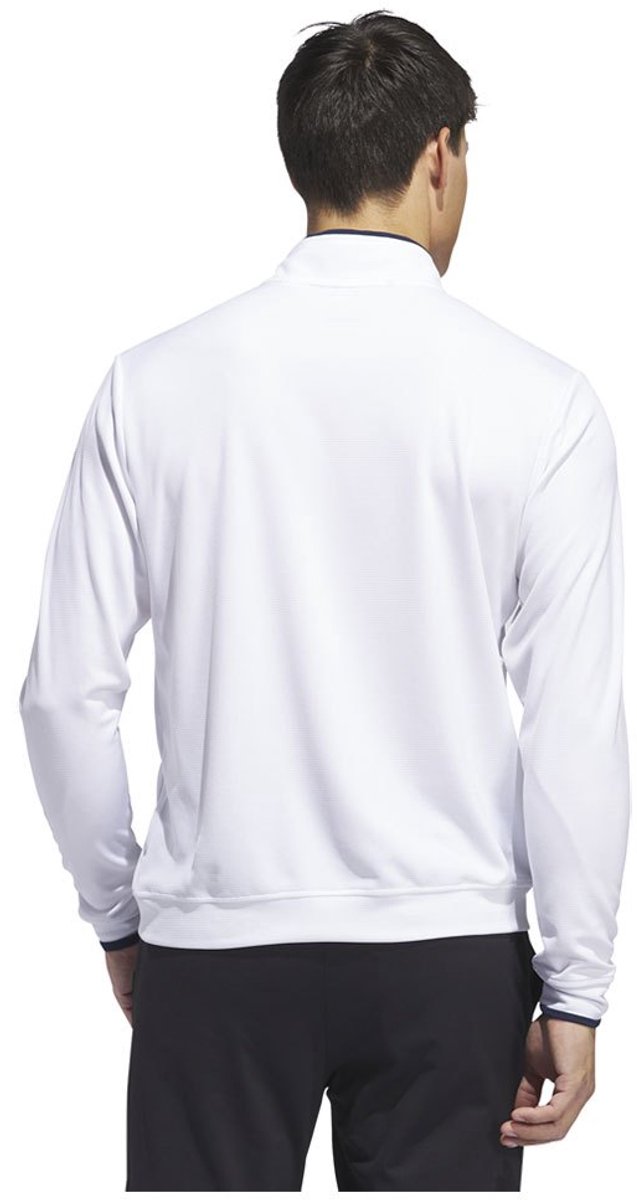 Adidas Core Lightweight Sweatshirt Met Halve Rits Wit M Man — afbeelding 2