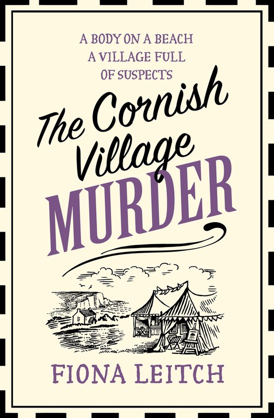 A Nosey Parker Cozy Mystery 2 - The Cornish Village Murder - cover