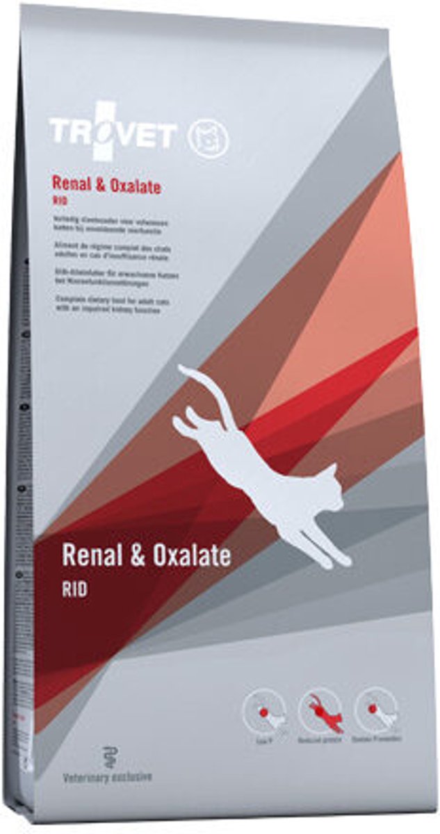 TROVET Renal & Oxalate RID Kat - 3 x 2,5 kg