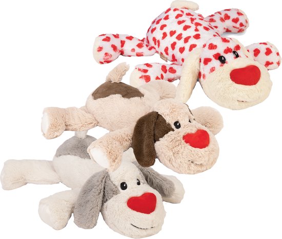 Beeztees XL-Knuffel Joep - Hondenspeelgoed - Pluche - Beige - 48x46x11 cm