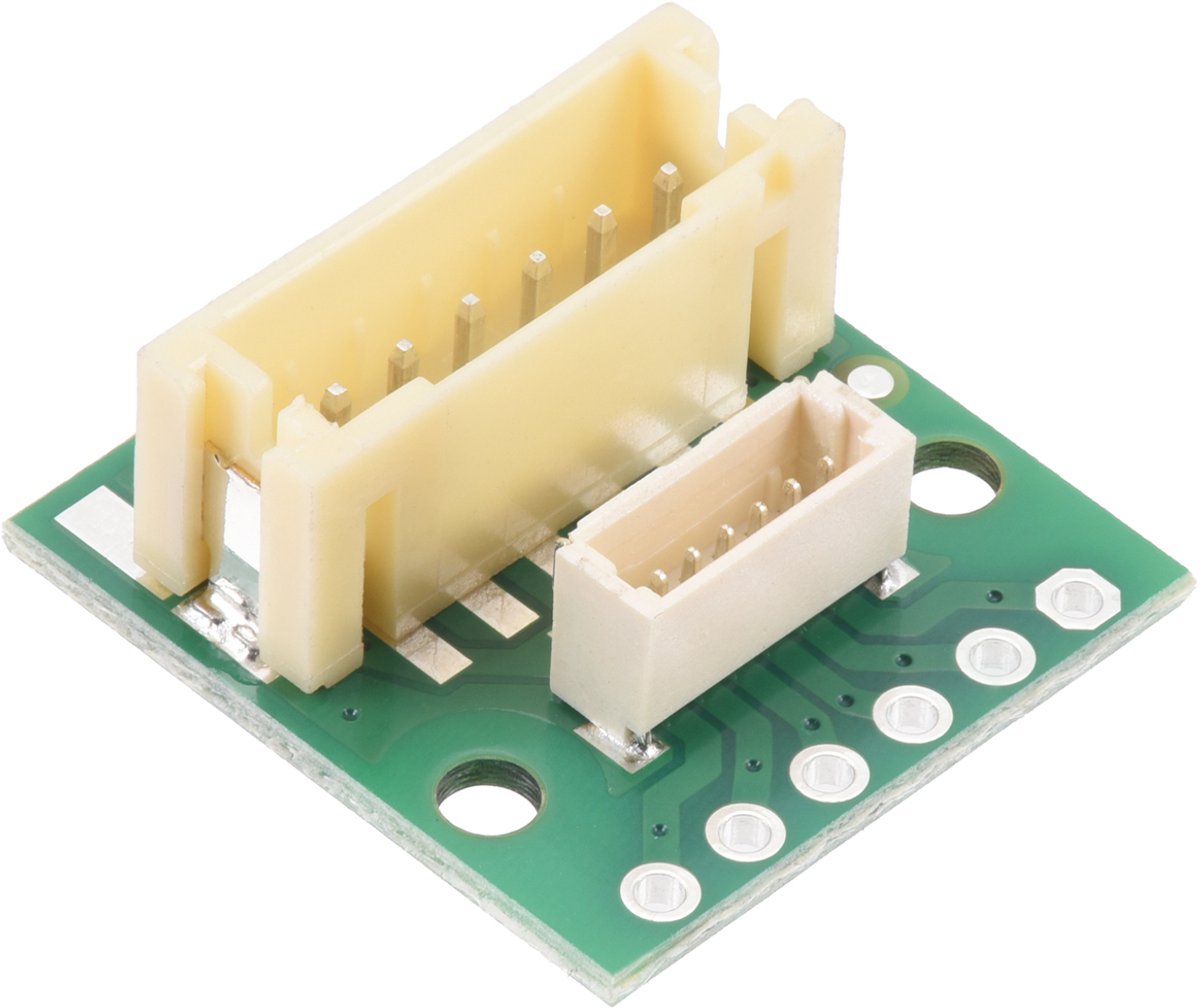 Breakout voor 6‑Pin JST PH‑Connector (Top‑Entry) inclusief JST SH‑Adapter - Pololu 5658