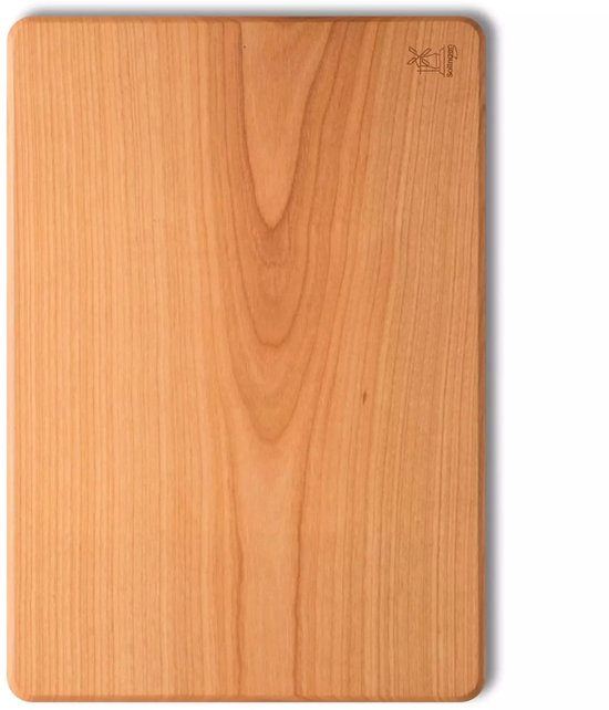 Robert Herder Windmühlenmesser Planche à découper 36 x 26 cm – Bois de cerisier Massief – Idéal pour les grands repas