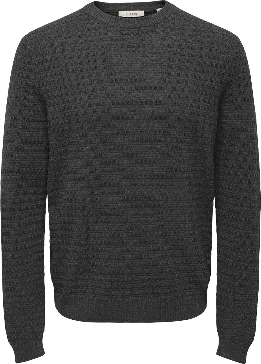 ONLY&SONS - ONSLOUI LS STRUCTURE CREW REG NOOS - Heren - Gebreide truien