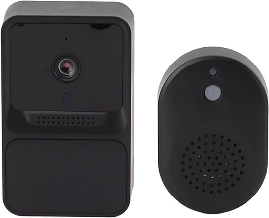 Wireless Doorbell Camera, WiFi Video Doorbell Camera Motion Detection, 2-Way Audio and Built-in PIR Sensor for Surveillance Protection