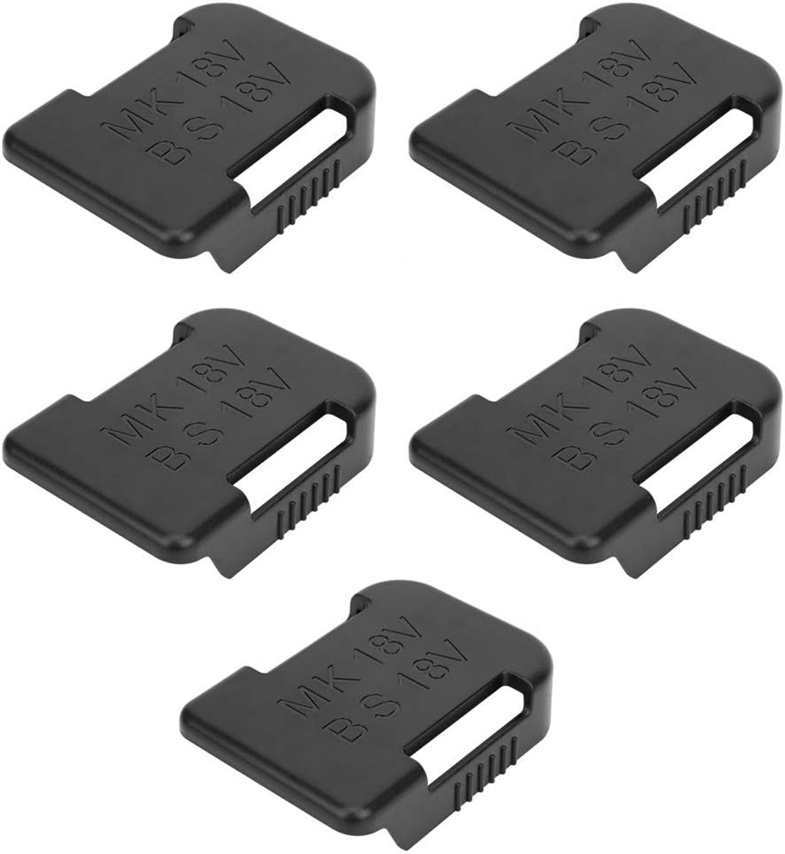 Batterij Opslag Rack voor 18V Apparaten - 5 Stuks