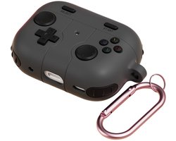 Telestore - hoesje geschikt voor AirPods 3 Pro soft case cover - zwart Game Console - TPU hoesje Beschermhoes - AirPods 3 Pro Cover - AirPods 3 Pro hoesje - Geschikt voor Apple Airpods 3 Pro - gel hoesje