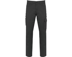 WK. Designed To Work Unisex katoenen stretchbroek WK709 - Dark Grey - 50 NL (44 FR)
