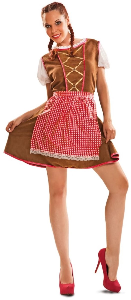 Tiroolse Jurk Dames Belinda - Maat M/L