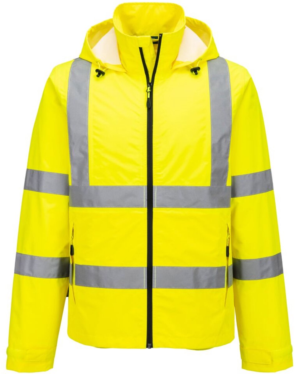Portwest Hi-Vis Lichtgewicht Opvouwbaar Jack S164 Geel