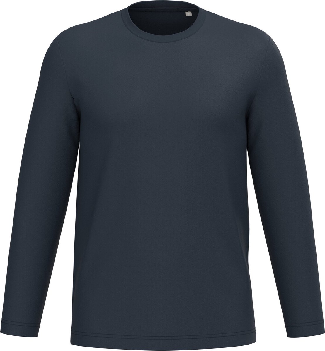 Native Spirit Ecologisch uniseks T-shirt met lange mouwen NS347 - Navy Blue - M