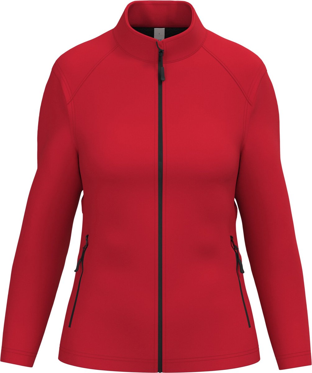 iDeal Basic Brand Dames Softshelljas 2 lagen IB411 Ideal Rood