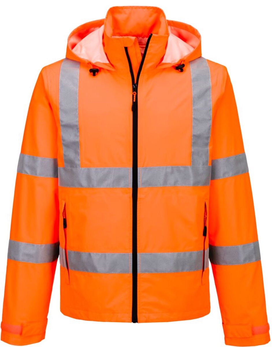 Portwest Hi-Vis Lichtgewicht Opvouwbaar Jack S164 Oranje