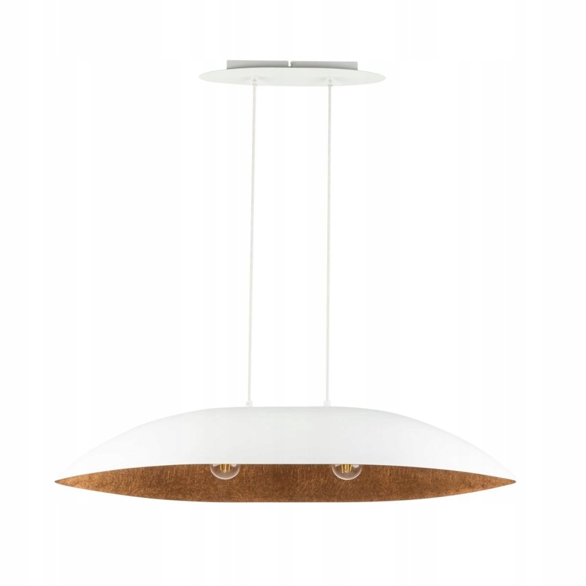 Sigma Gondola M Hanglamp - Wit/Koper - 84cm Breed